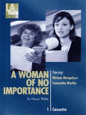 cover image of A Woman of No Importance